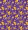 Sykel Enterprises-Louisiana State University Cotton Fabric-LSU Tigers Paisley Cotton Quilting Fabric